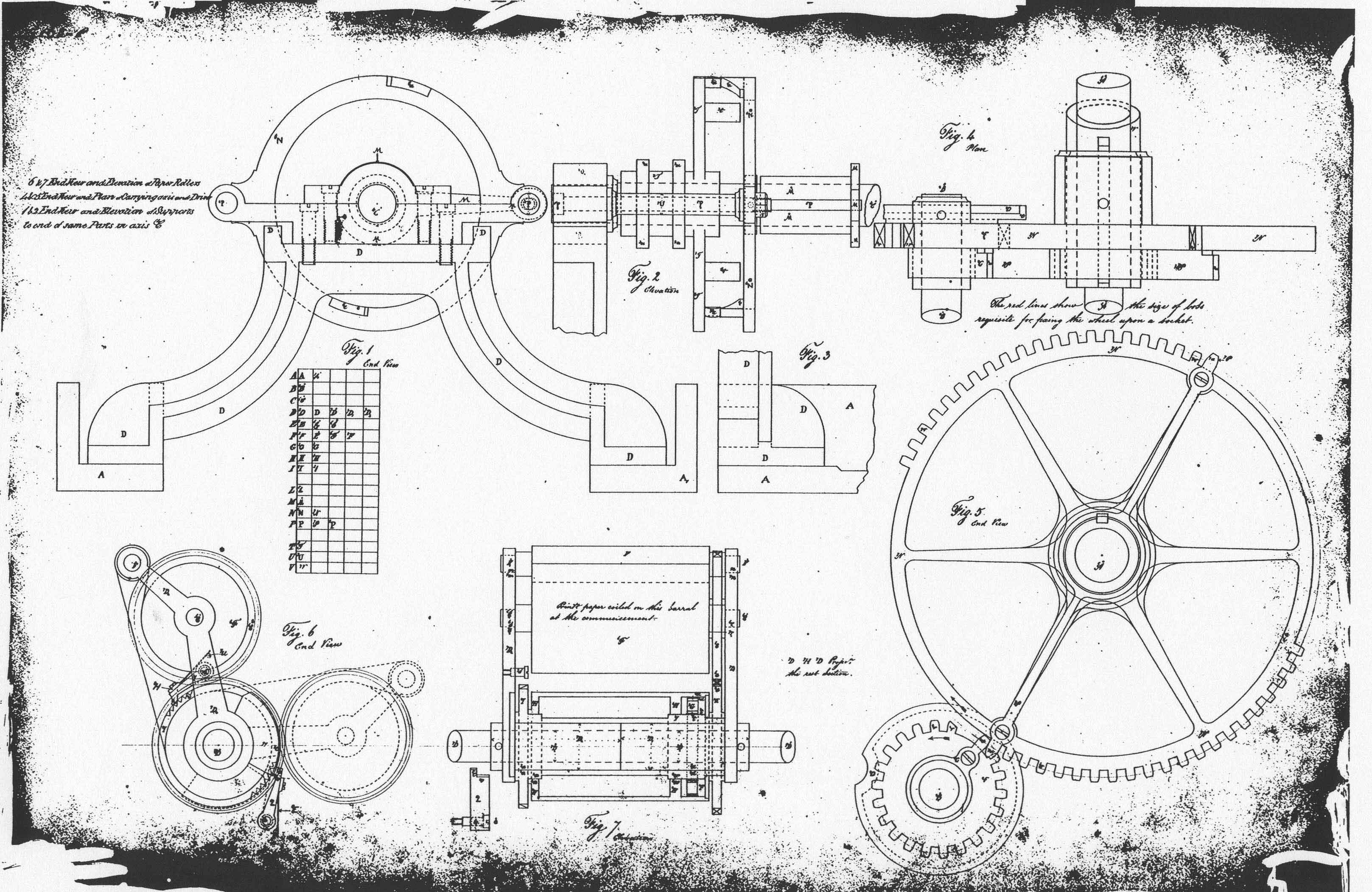 3234x2104 Drawing - Drawing Rollers