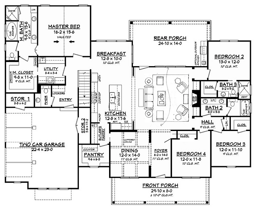 840x693 one living room layout - Drawing Room Layout