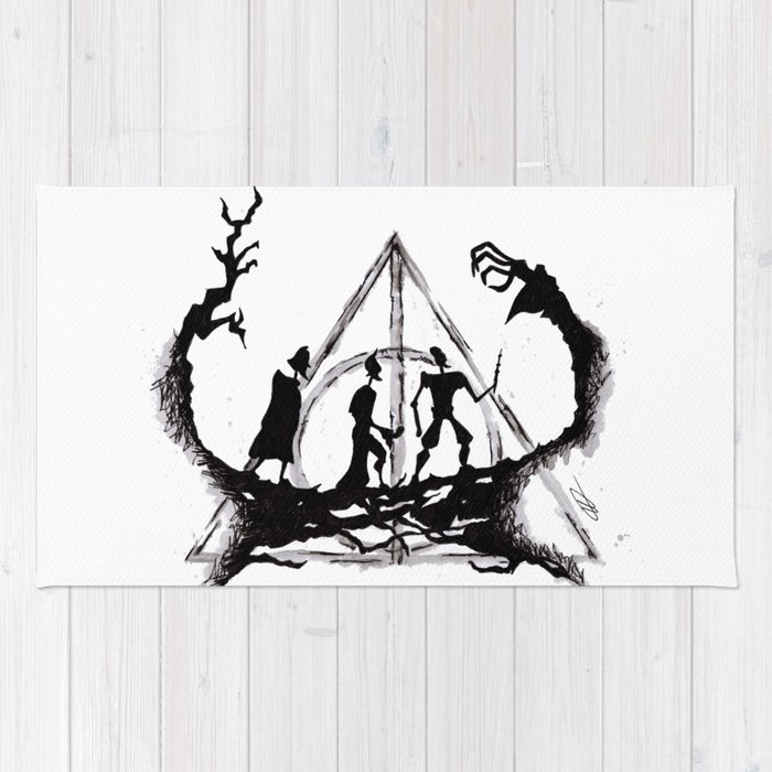 700x700 the three brothers inktober drawing rug - Drawing Rug
