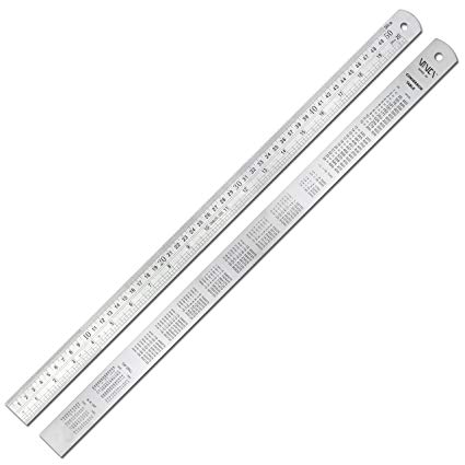 425x425 Vinca Ssra Stainless Steel Office Drawing Ruler - Drawing Ruler