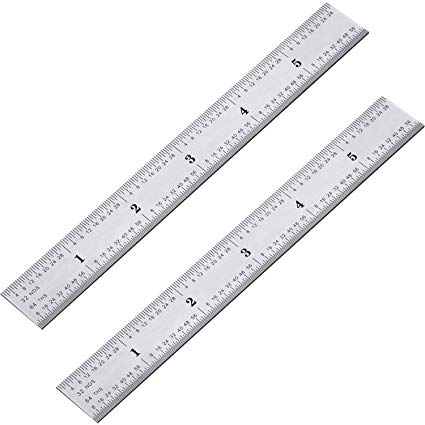 425x425 Eboot Pack Stainless Steel Ruler Machinist Engineer - Drawing Ruler