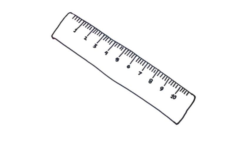 854x480 How To Draw A Ruler - Drawing Ruler