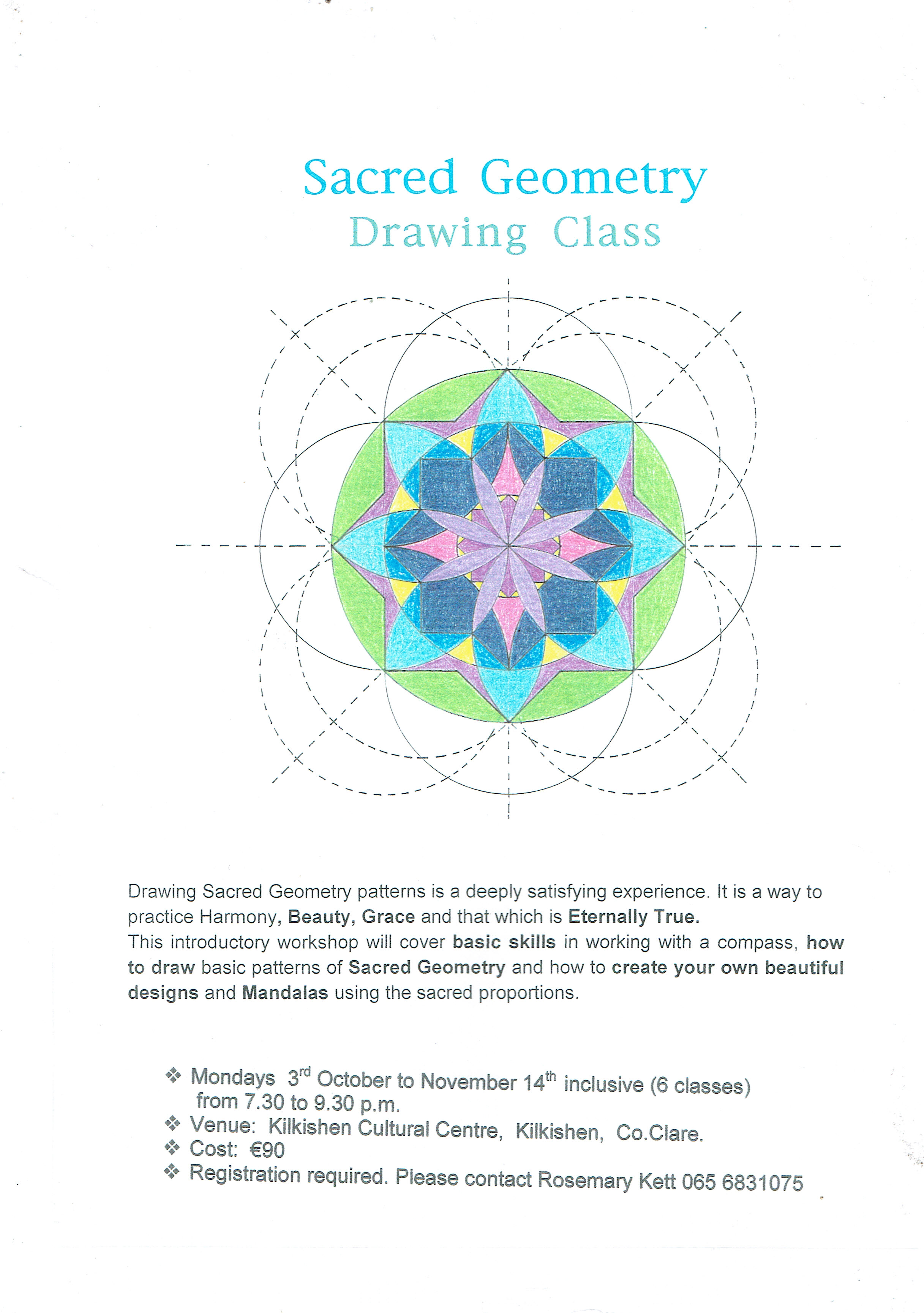2433x3459 sacred geometry kilkishen development association - Drawing Sacred Geometry