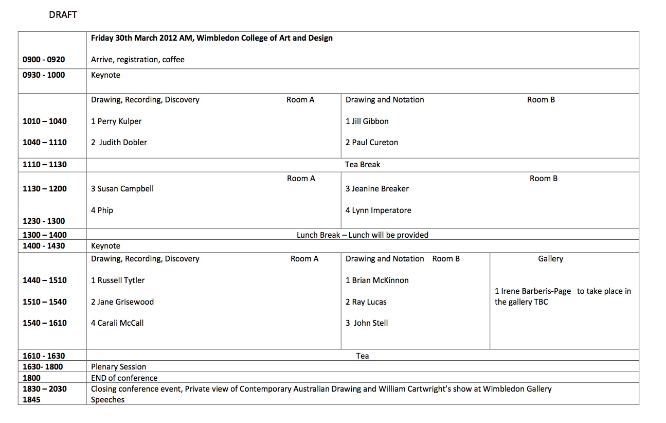1295x822 Schedule Of Speakers Announced For Drawing Out The Centre - Drawing Schedule