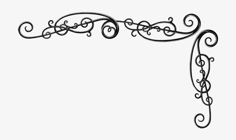 820x486 Drawing Of Ornate Metal Scrollwork - Drawing Scrollwork