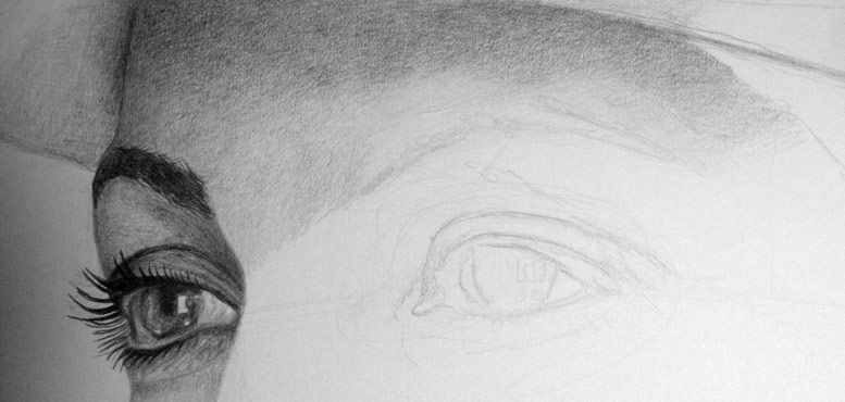 777x370 Free Photorealistic Pencil Drawing Tutorial - Drawing Shading