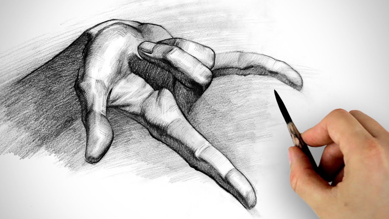 1280x720 Graphite Pencil Demo - Drawing Shading