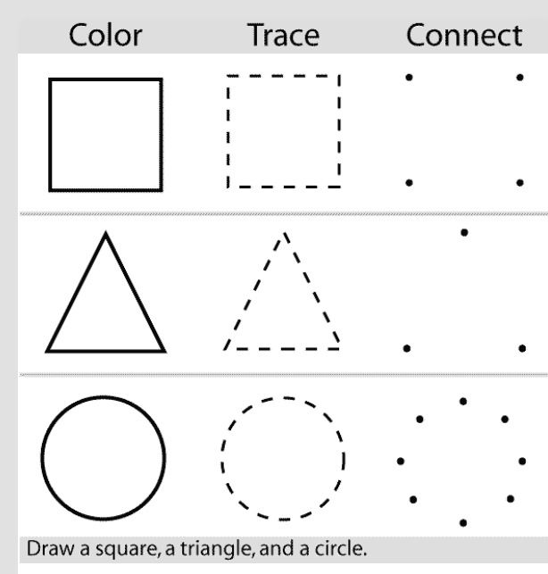 Drawing Shapes Worksheets At PaintingValley Explore Collection Of