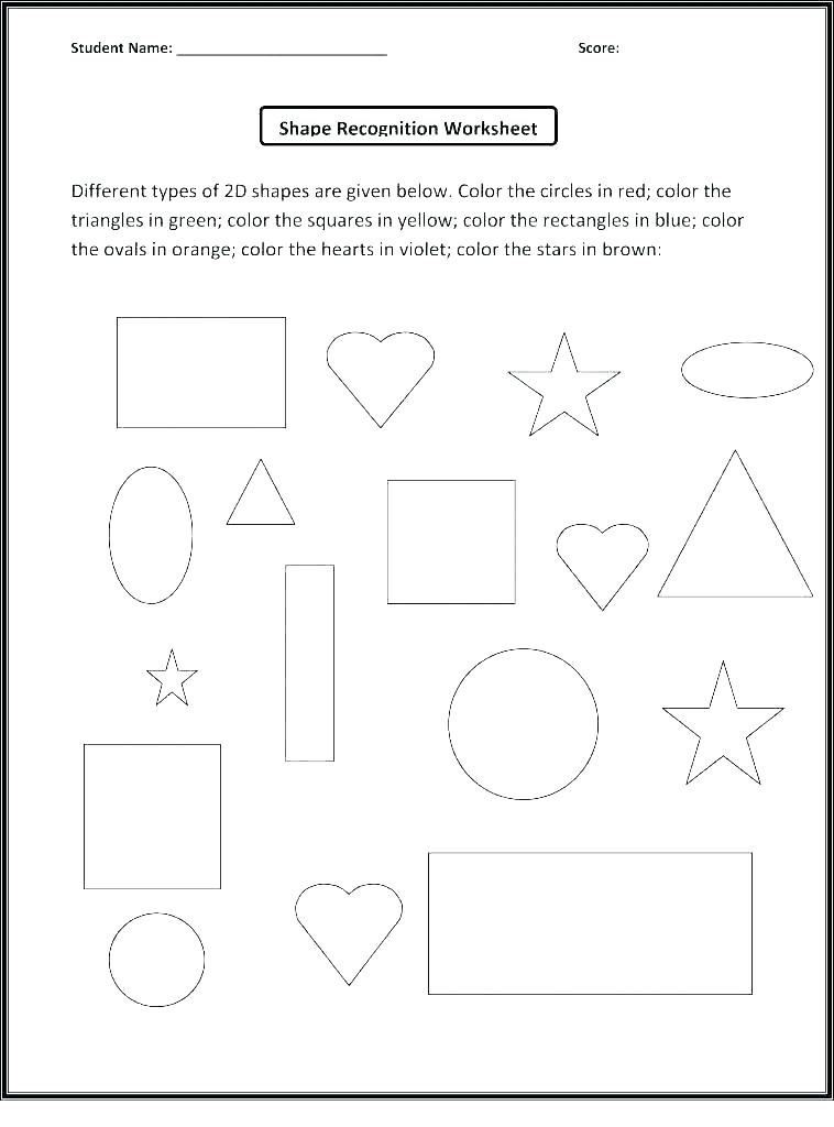 Drawing Shapes Worksheets at Explore collection of