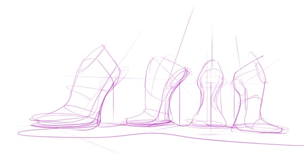 622x316 Tip Draw A Shoe Draw A Last - Drawing Shoes