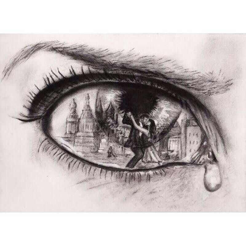 800x800 sadness through sight feelings art, sad drawings, drawings - Drawing Sight