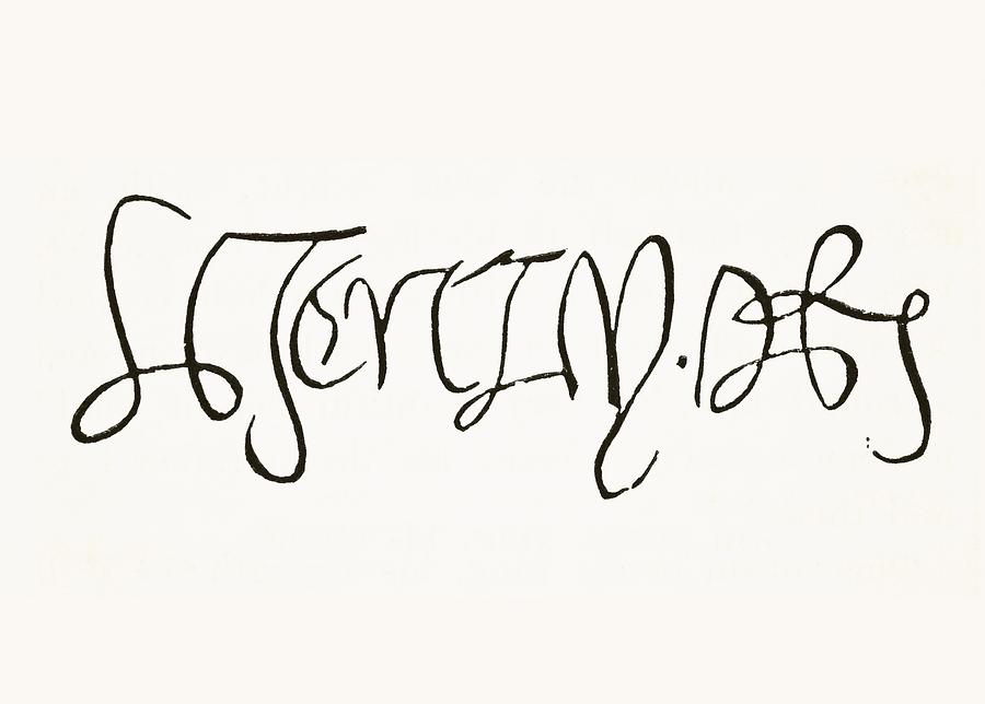 900x644 signature of king henry viii of england drawing - Drawing Signature