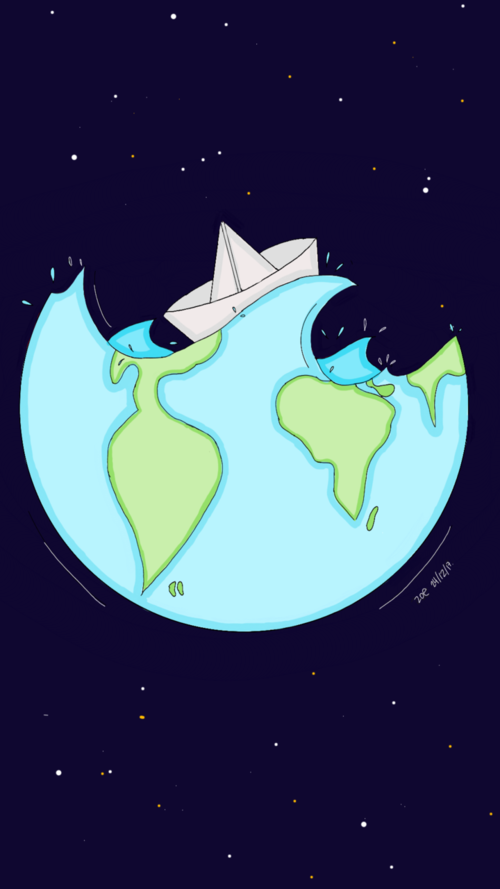 500x889 Significado Barco De Papel Refleja El Interior Y La - Drawing Significado