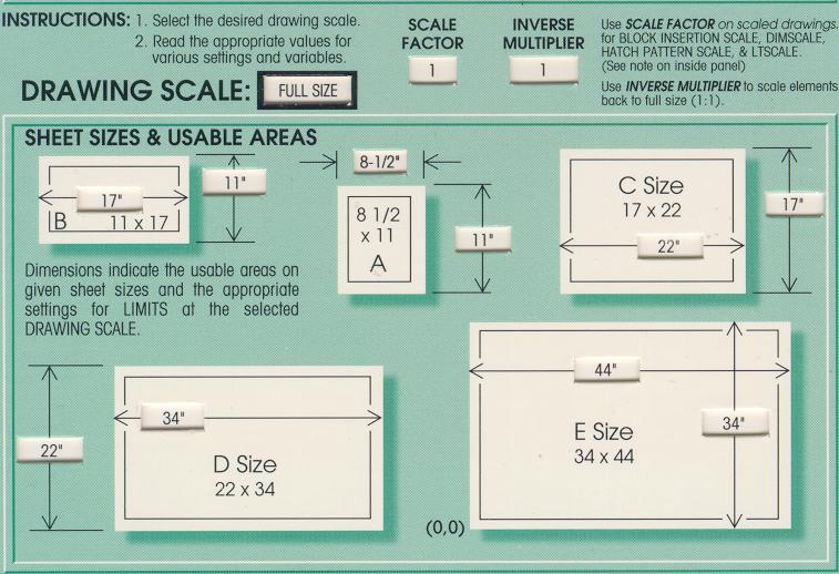 Architectural Drawing Paper Sizes