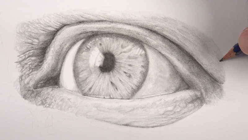 800x450 How To Draw Eyes - Drawing Skin