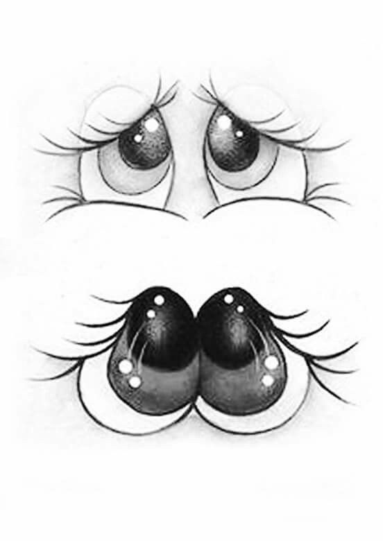 552x780 eye drawing fun with rocks doll eyes, cartoon eyes, clay pot - Drawing Snowman Eyes
