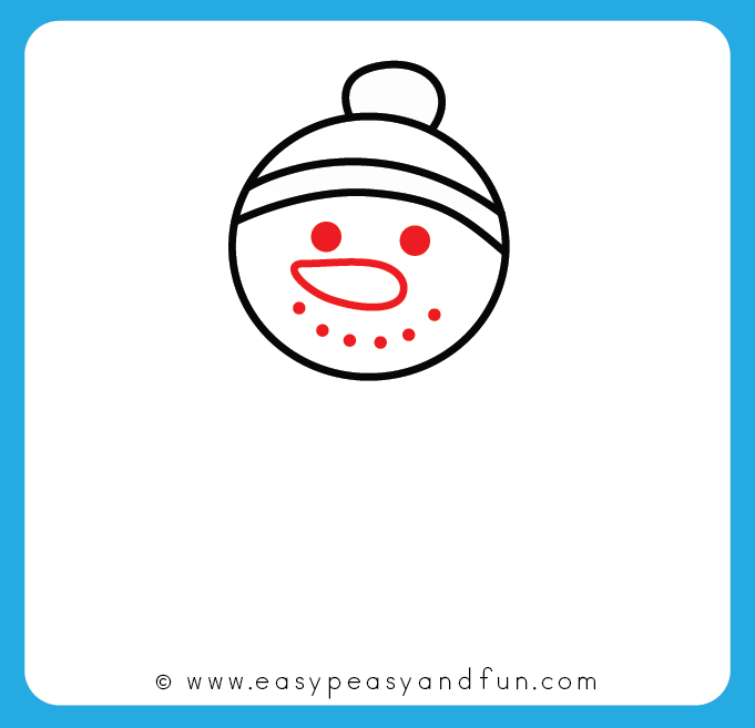 681x657 How To Draw A Snowman - Drawing Snowman Eyes