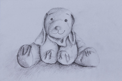 391x261 drawing a soft toy - Drawing Soft