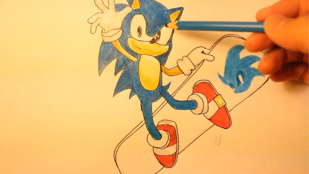 1280x720 How To Draw Sonic The Hedgehogsonic Charactersstep - Drawing Sonic Characters