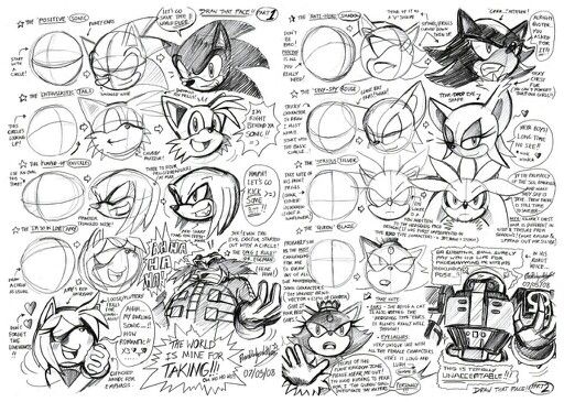 512x365 How To Draw Sonic Characters How To Draw Stuff - Drawing Sonic Characters