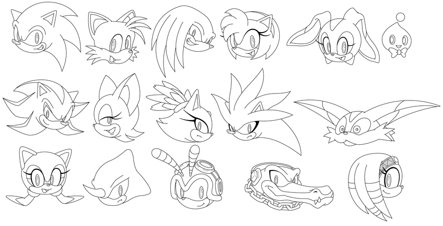900x459 Sonic Characters - Drawing Sonic Characters