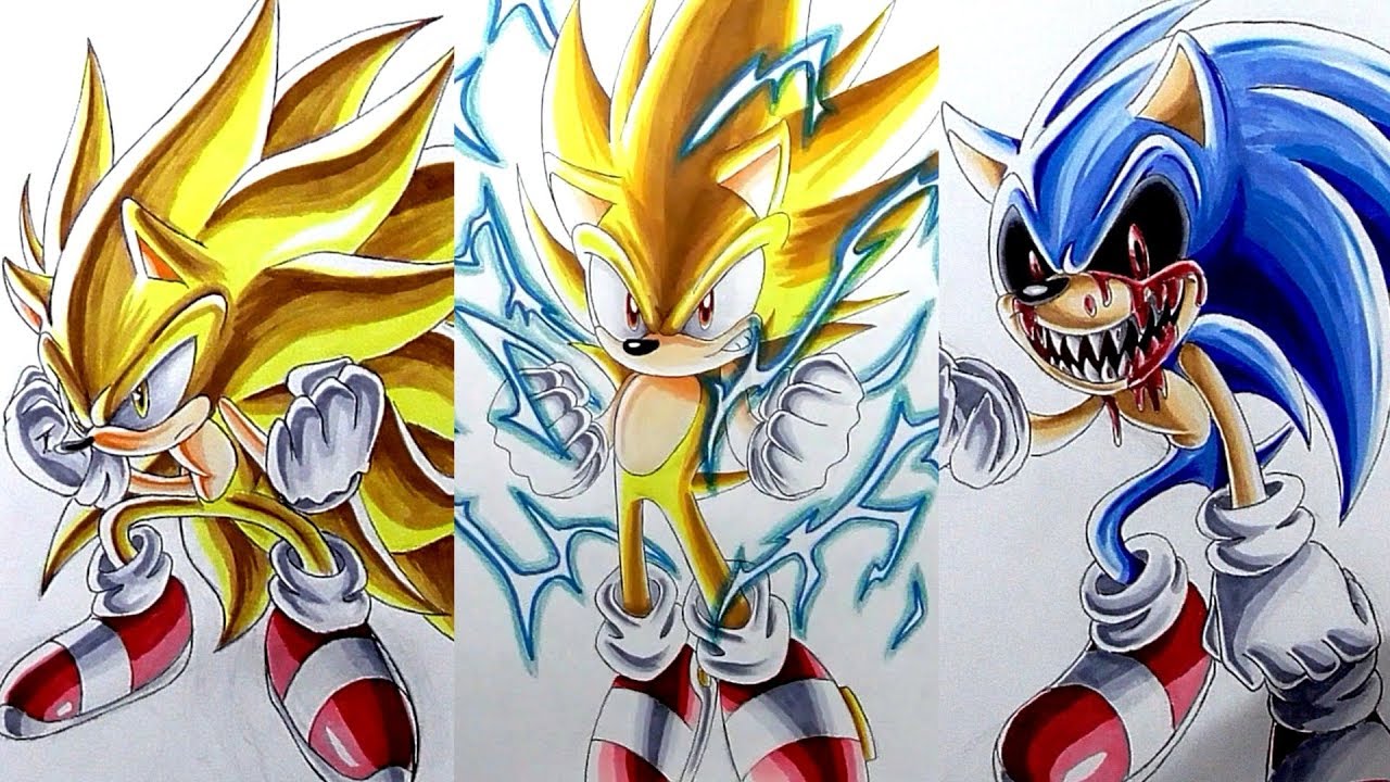 1280x720 Drawing Sonic Characters - Drawing Sonic Characters