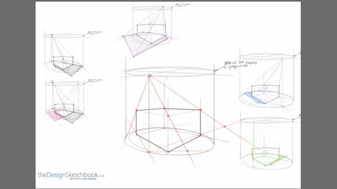 1280x720 How To Draw Cast Shadow In Perspective - Drawing Source