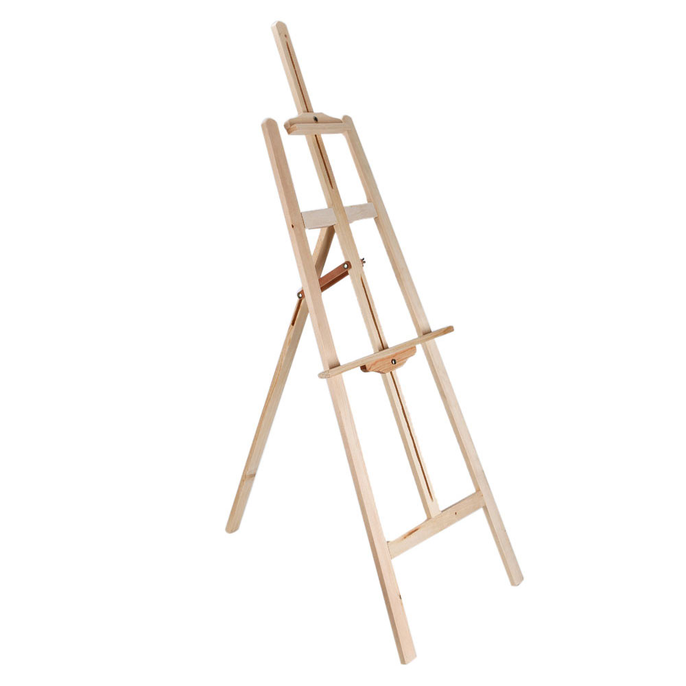 1000x1000 durable artist wood wooden easel stand for drawing sketching - Drawing Stand