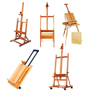 300x300 portable wooden french easel paintbox tripod stand w display - Drawing Stand