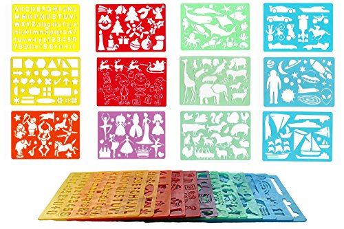 500x333 large drawing stencils art set for kids - Drawing Stencils