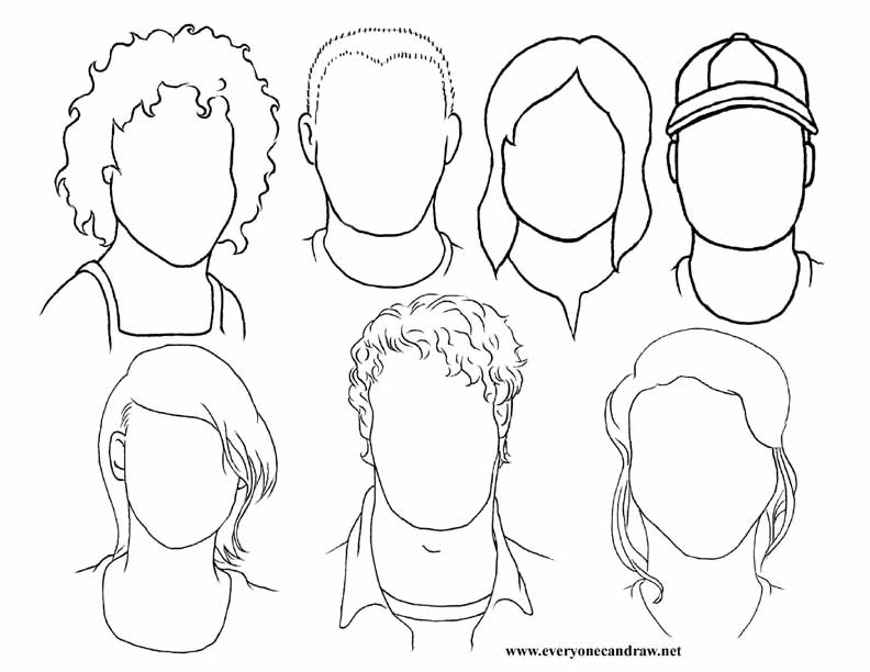 792x612 Portrait Drawings Step - Drawing Steps