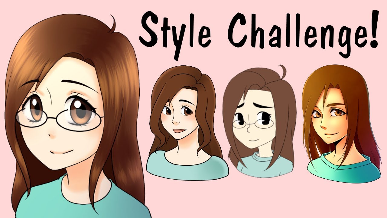1280x720 Style Challenge! Drawing In Different Art Styles! - Drawing Styles