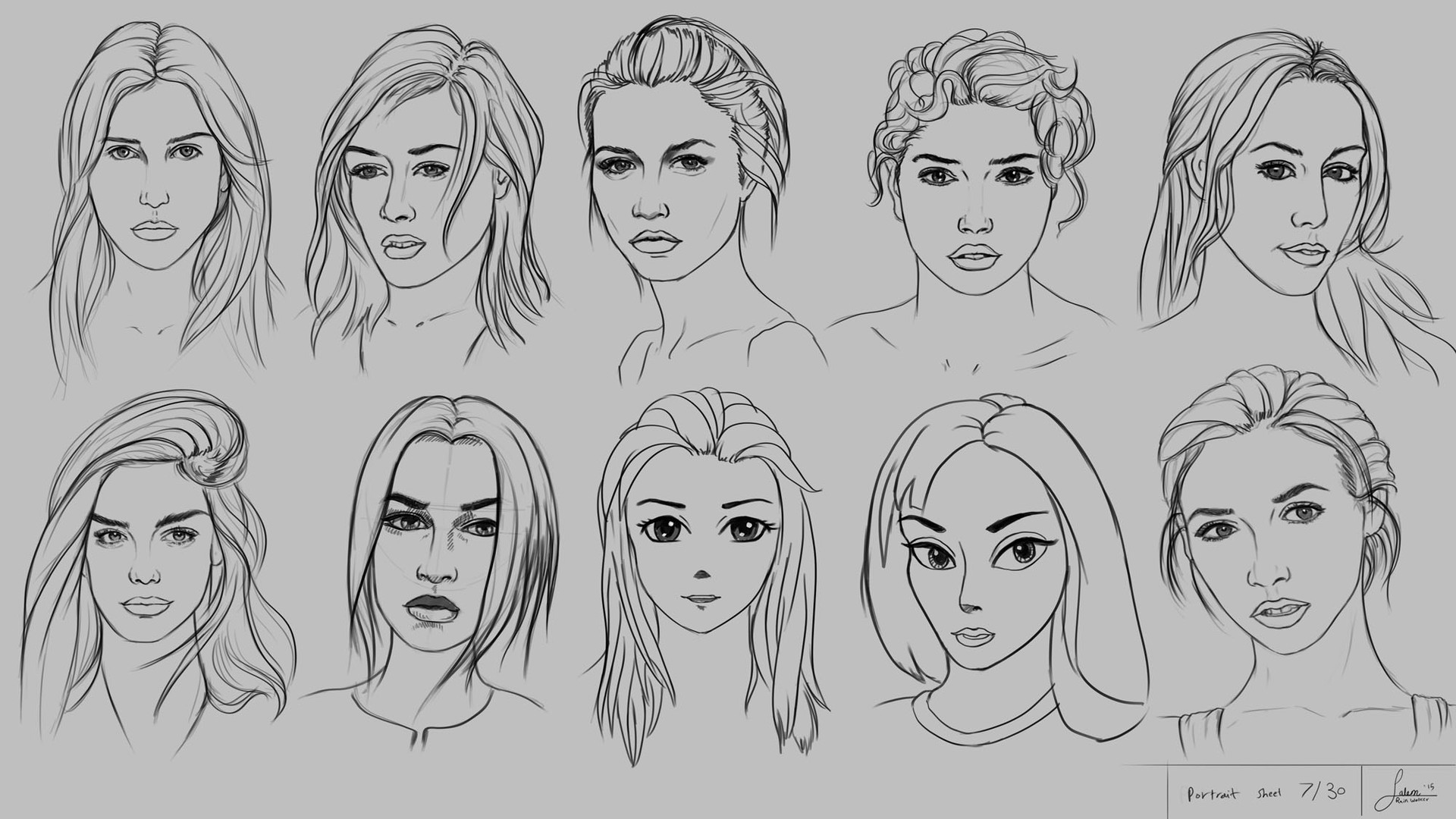 1920x1080 Artstation - Drawing Styles