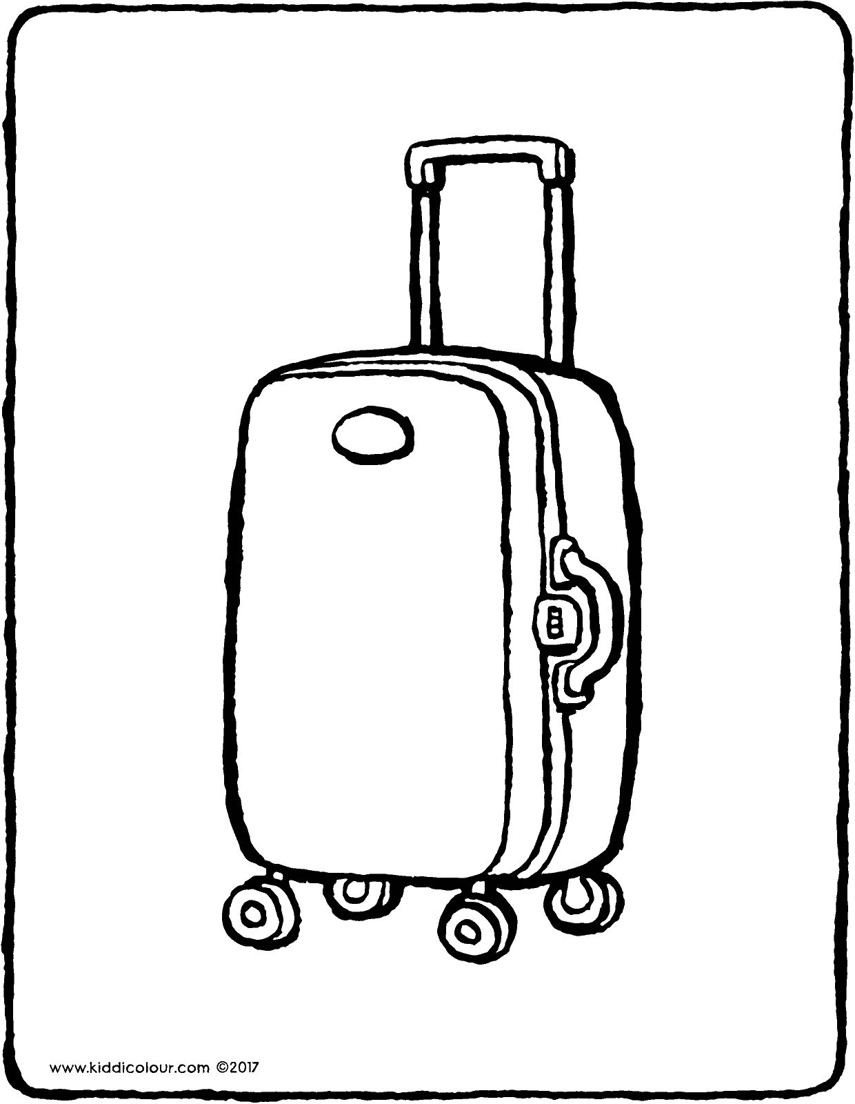 1240x1600 suitcase - Drawing Suitcase