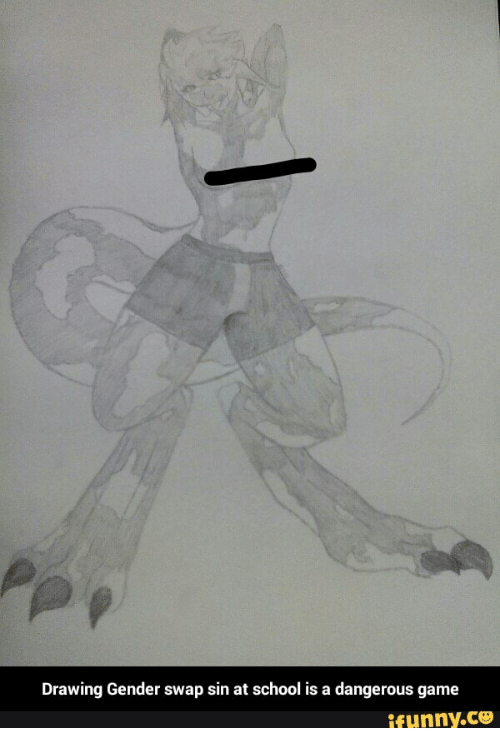500x750 Drawing Gender Swap Sin - Drawing Swap