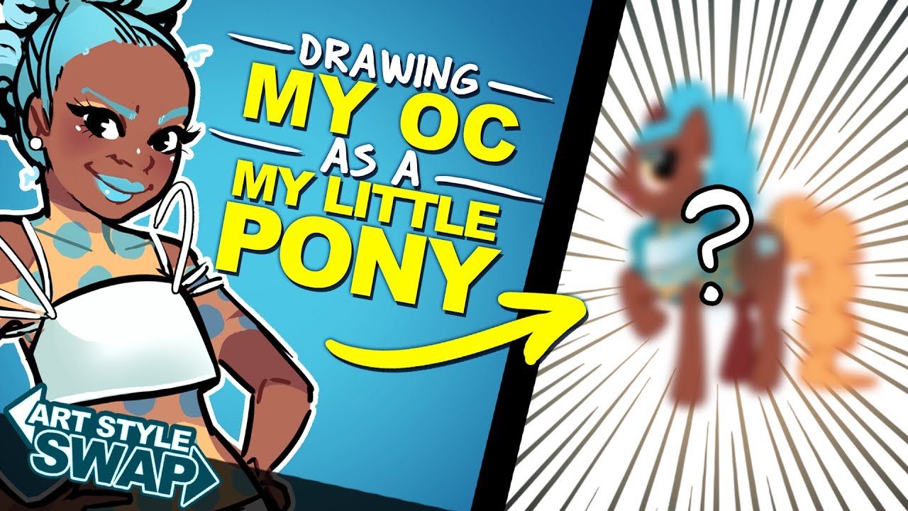 1280x720 Drawing My Oc As A My Little Pony! Vector Art Style Swap - Drawing Swap