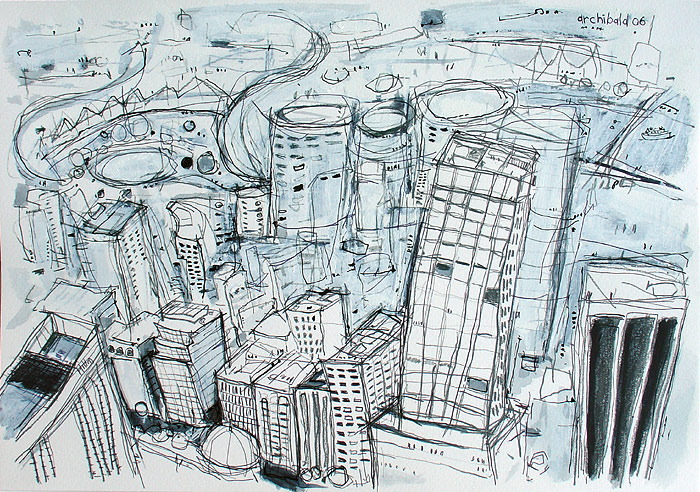 700x492 Sydney Buildings - Drawing Sydney