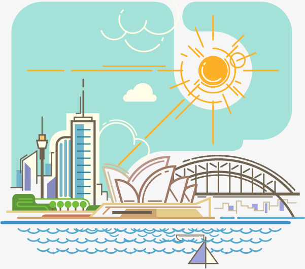601x530 vector drawing sydney, sydney, drawing sydney, urban architecture - Drawing Sydney