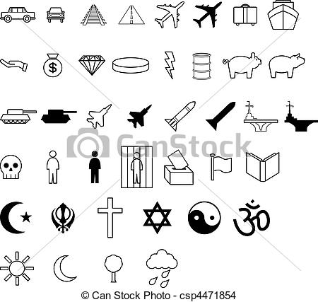 450x427 Demographic Symbol Icons Symbols Like Those Comonly Used - Drawing Symbols
