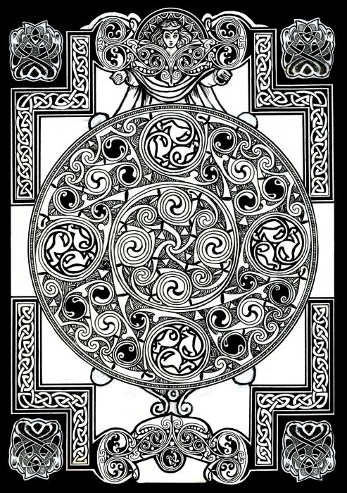493x700 celtic tapestry drawing poster - Drawing Tapestry