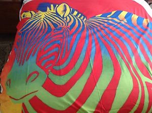 300x224 Psychedelic Zebra, Animal, Drawing, Pop Art, Rainbow - Drawing Tapestry