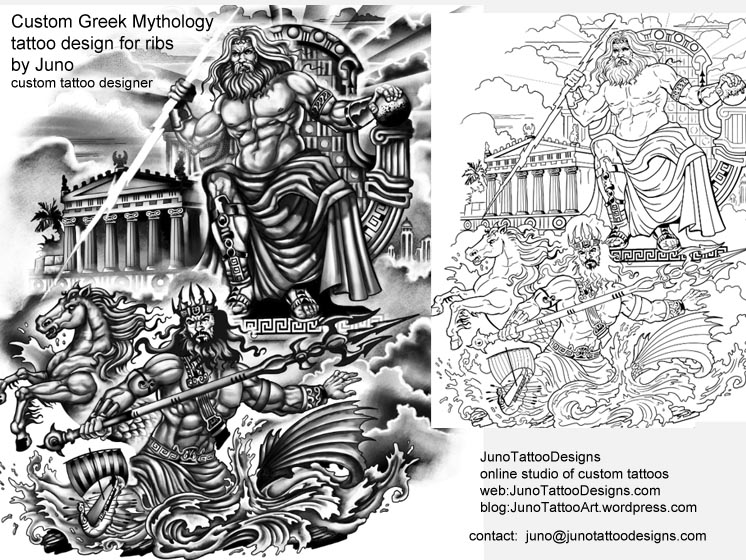 746x560 Greek Mythology Tattoos - Drawing Tattoo Online