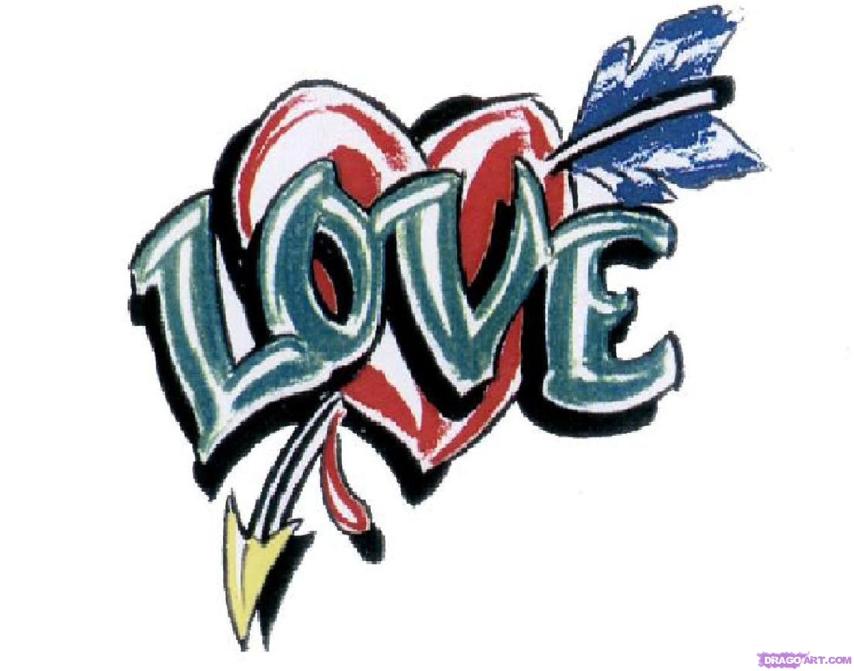 1750x1375 How To Draw A Love Tattoo, Step - Drawing Tattoo Online