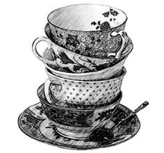 236x220 Best Drawing Cups Images Cups, Mugs, Coffee Art - Drawing Tea Cup