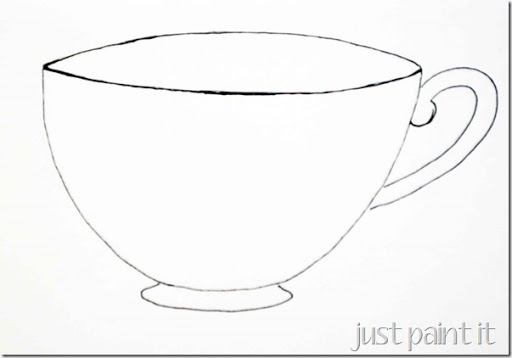 512x358 Sketching A Teacup - Drawing Tea Cup