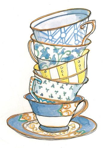 363x492 alice in wonderland tea cups drawing include cup, drawing - Drawing Tea Cup
