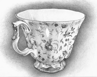 320x253 Fun Size Teacup Drawing - Drawing Tea Cup