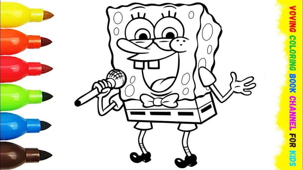 1024x576 coloring pages coloring pages maxresdefault how tor spongebob - Drawing Templates Free