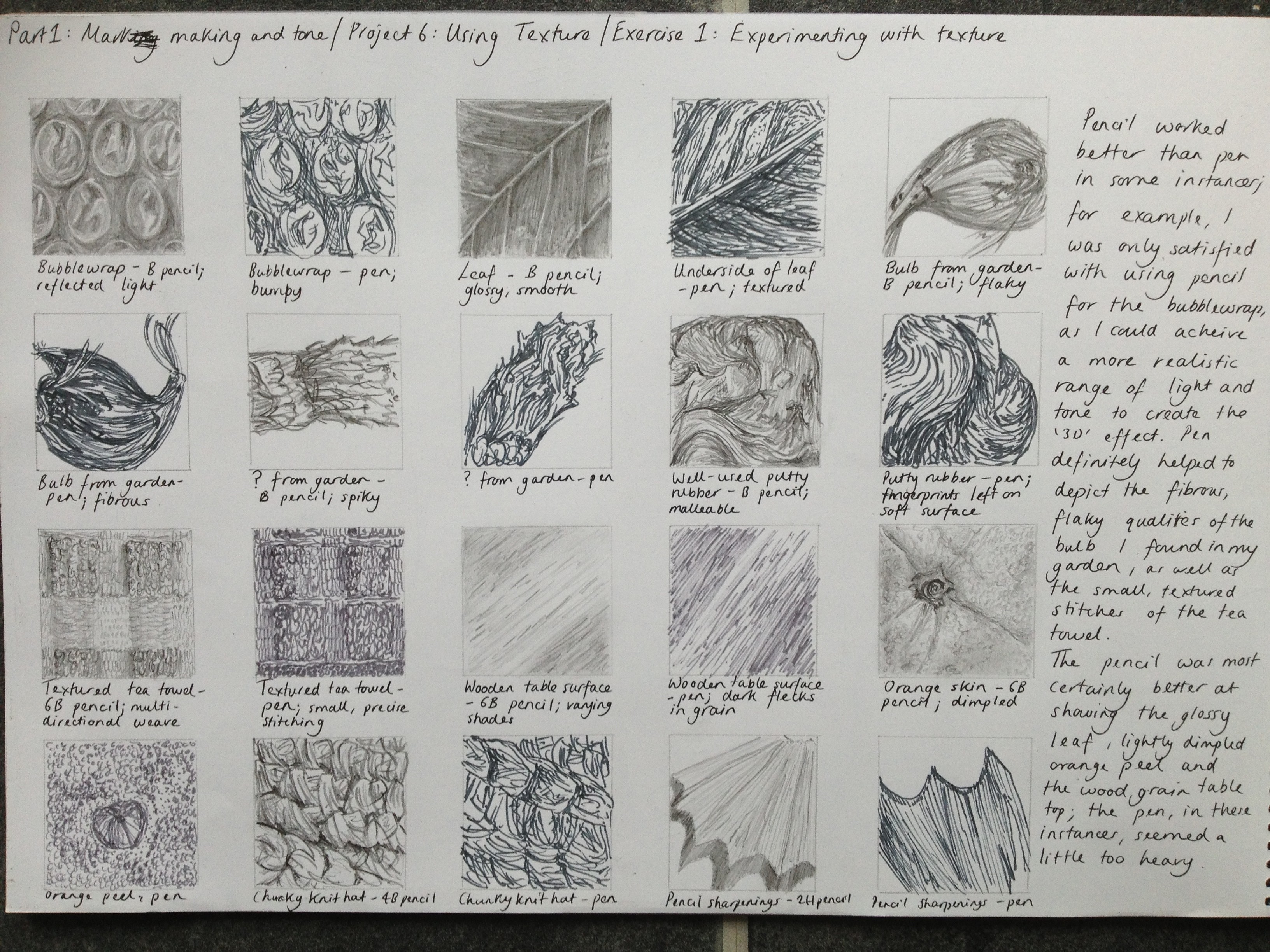 3264x2448 Project Using Texture My Ba - Drawing Textures With Pencil