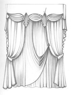 236x314 Hand Drawing - Drawing The Curtains